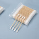 Bag of disposable double-ended cotton swabs, hygienic cleaning cotton swabs, makeup removal ear cotton swabs, family affordable pack, 2 bags