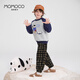 Mami Maka (MOMOCO) children's clothing boys' sweatshirts 2025 autumn and winter style fashionable sweatshirts for middle and large children Huahui 110