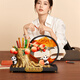 
Beihanmei (BHM) Teacher's Day Gift Female Teacher Practical and Commemorative Panda Pen Holder Quicksand Painting Ornaments High-end Peach and Plums all over the world [Exquisite Gift Box] Support Engraving