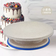 Yusenyi Cake Home Decorating Birthday Decorating Baking Turntable Used as Cake Making Tool Table Convolving Table Holder Turntable Turntable Commercial Wheat Straw Decorating Turntable Wheat Color Diameter 27.5cm
