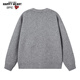 Charles Heart Japanese Cardigan Button Sweater for Men and Women Autumn and Winter Puppy Embroidered Sweater Couple Tops Dark Gray XL