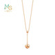 Chow Sang Sang 18K rose gold necklace mint series beads 92532N pricing 47 cm