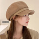 Xue Qianman hat women's autumn and winter high-end Korean style octagonal hat fashionable peaked cap versatile beret small warm hat showing face
