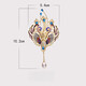 SNQP Big Phoenix brooch high-end exquisite fashion women's cashmere coat Chinese style corsage pin jewelry accessories gold color 761