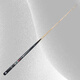 Bai Shiqi's shadow membership billiard cue, small head, one-piece through pole, Chinese black eight special snooker white wood wax table cue, shadow one-piece membership pole 10MM single pole, gift