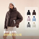 Bosideng 25-year-old down jacket for women winter 90 velvet thickened hooded loose short casual all-match warm jacket
