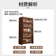 Lin Zhiyu solid wood bookcase dust-proof bookshelf floor-standing integrated wall storage rack home living room storage cabinet floor-to-ceiling door Main picture 5-layer deepening and heightening 100x34x190 Walnut color