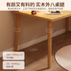 Table simple rental house computer table bedroom home girls small apartment study desk desk workbench bold table legs solid wood color 100*60cm