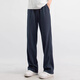MAYBEYOND pants men's autumn and winter drapey loose sports casual pants Japanese slim straight trousers MX19 sapphire blue L