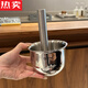 MZXM Japan imported quality boss lady's own use too thick 18-10 stainless steel garlic pounder thickened solid garlic 18/10 stainless steel garlic pounder 1 set