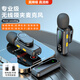 SevenLove hot-selling 10w + noise reduction reverb wireless lavalier microphone one-to-two sound card radio microphone outdoor live broadcast interview Little Bee mobile phone computer camera monitoring and recording one-to-two smart digital display + clear noise reduction radio