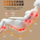 CHIGO massage chair small apartment rocking chair home traditional Chinese medicine massage health care electric sofa cervical spine body massager cushion folding chair for parents gray standard model full body massage + hot compress