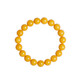 Hongchen Liuxi Natural Authentic Russian Beeswax Round Beads Ring Bracelet Amber Chicken Oil Yellow Men and Women Same Style Toy Bracelet with Certificate 10mm Beeswax Bracelet