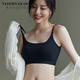 Victoria's style suspender pure cotton one-piece underwear for women spring and autumn style without rims for girls sports bra for high school students beautiful back bra white L 95-115Jin Jin is equal to 0.5 kg