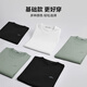 Heilan House (HLA) long-sleeved T-shirt men's autumn 25 new mountain not high series show same style bottoming shirt men HNTAW3J014A green gray 25 L 175/92A recommended 137~150Jin Jin equals 0.5 kg