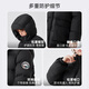 Flying in the Snow Children's Down Jacket for Boys and Girls Thickened New Simple Winter Bread Down Jacket Black 170