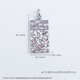 China Gold (CHINA GOLD) platinum pendant pt950 Ping An Wu Shi brand Xiangyun pendant is a birthday gift for your boyfriend and husband. Ping An Wu Shi brand is about 5.27g