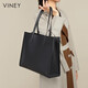 Viney cowhide bag women's bag large capacity tote bag light luxury shoulder bag birthday Valentine's Day gift for girlfriend