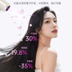 Lai Fen upgraded version National 3C certification丨5 billion negative ion hair care official flagship high-speed hair dryer household high-power negative ion hair care high-wind quick-drying electric dryer Lai rose red-five air nozzles-free hanger 1.8m cord length
