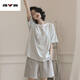 雅鹿2025年新款睡衣女夏季棉短袖两件套夏天家居服 YZT9857 M 女款 建议80-100斤