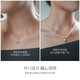 Hi Diamond Spot Oval Turquoise Pendant Gemstone Natural Colored Treasure Light Luxurious Temperament as a Birthday Gift for Your Girlfriend Turquoise Pendant (Silver Chain Delivered)