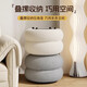 Cangjin cream style makeup stool home dressing table stool girls bedroom simple pouf internet celebrity round stool manicure chair chair off-white 35*40 four-layer dressing stool recommended model