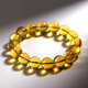 Hongchen Liuxi Natural 7A Collection-grade Dominican Water Purifying Blue Amber Bracelet Yellow Crystal Amber Bracelet for Men and Women Authentic 7A+ Water Purifying Blue Amber Bracelet 10mm