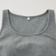 IEF/Aiyifu 2025 Autumn New American Fashion Design Comes with Breast Pad Design for Inner and Outerwear Vest Gray One Size