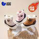Minibala winter velvet warm children's baby cotton shoes 25 new high-top boys' casual shoes girls' snow boots cotton boots