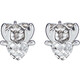 Lao Fengxiang platinum earrings Yilu You You earrings as a gift for your girlfriend as a gift platinum jewelry platinum about 1.40g