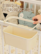 Pupan crib storage hanging basket bedside bedside baby changing table side diaper storage bag cream three-in-one hanging basket saliva/diaper/storage