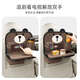 Erdong car storage hanging bag car backrest multi-functional storage bag rear table board rear seat storage rack paper 14-Cute Bear newly upgraded folding table board + garbage bag + tissue box