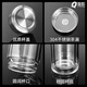 Limited time grab double-walled glass portable household insulated tea cup for men and women, high-end large-capacity thickened water cup, large-capacity explosion-proof 350ml
