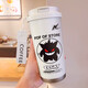 Creative Genggui thermal tasse grande capacité paille à eau tasse portable à double consommation de café à boire Nouveau homme élevé XA13795 POUDRE GHOST POUDRE + LANE 316 RUST ACTEL