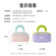 MINISO Marshmallow Series Pillow Storage Bag Pink Cosmetic Bag Washing Bag Large Capacity Travel Portable Handbag