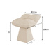 Fengxi designer creative dressing table makeup stool living room small stool shoe changing stool rotating low stool sofa stool manicure chair milk coffee color cannot rotate chenille fabric