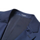 Yagel [100% australiano de lana merino] Spring Spring Men's Pure Business Traje de boda casual Jacket Blue oscuro L 175/96A