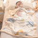 Cartoon Blanket Children's Nap Blanket Baby Cover Blanket Winter Day Thickened Coral Lamb Velvet Baby Quilt Cow Baby Pregnancy Texture/Fine Velvet 100cm*150cm Baby Blanket/Can be spread or covered
