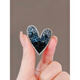 SNQP personalized creative niche design love rhinestone brooch women's suit corsage brooch brooch-rhinestone heart