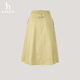 Hazzys Haggis Vêtements féminins 2025 Automne Nouvelle jupe féminine A-en forme de banlieue de banlieue Abqst0cct02 Beige Bi M (160/72A 40)