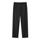 Made in Tokyo, machine washable wool trousers, men's business straight casual pants, men's trousers, suit trousers, black 34