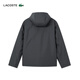 LACOSTE French Crocodile Men's 25 Autumn New Simple Thick Hooded Cotton Jacket | BH2552 050/Dark Gray M /L 52