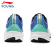 Li Ning Children's Shoes Children's Running Shoes for Boys Kunpeng 3 Reflective Support Rebound Water-Repellent Sports Shoes 36YKFV140-7