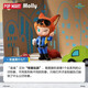 POP MARTPOPMART MOLLY Zootopia joint series trendy figure blind box gift Zootopia MOLLY Uniform Nick
