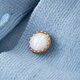 Inman (Inman) Estilo de fragancia Pequeño chaqueta de cárdigan de punto sólido para mujeres 2025 Autumn Sweater informal suelto suelto simple y versátil Blue Blue XL