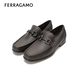Ferragamo autumn and winter new Gancini handmade business casual men's leather shoes 642847 3E