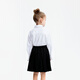 Little MO&Co. Children's clothing autumn new style girls pure cotton long-sleeved shirt performance shirt KBD3SHT012 white 150 150/72