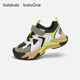Balabala children's shoes children's sports shoes breathable non-slip outdoor shoes spring and autumn 2026 new boys' hiking shoes red new year trend
