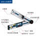 Bosch (BOSCH) angle ruler GAM220 folding aluminum alloy electronic digital display high-precision angle measurer doctor's level ruler GAM220 factory standard