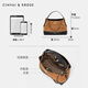 CinvaiKrose small fragrance style tote bag women's 2025 large capacity shoulder bag crossbody bag women's bag bucket bag birthday gift khaki [gifts to girlfriend, wife and girls' gifts are heartfelt and practical]
